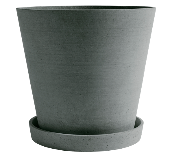 Flowerpot potteskjuler med fat XXXL grønn fra HAY