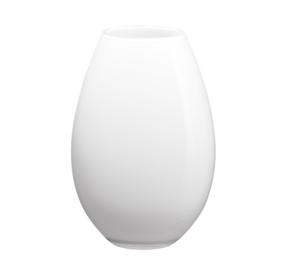 Cocoon vase 20,5 cm hvit fra Holmegaard