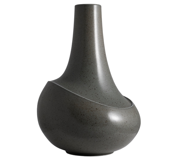 Dance vase grey spotted