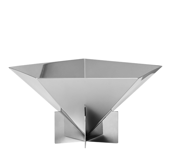 Fem skål polert stål fra Normann Copenhagen