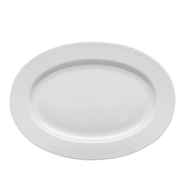 Swedish Grace Snø fat ovalt 32 cm fra Rörstrand