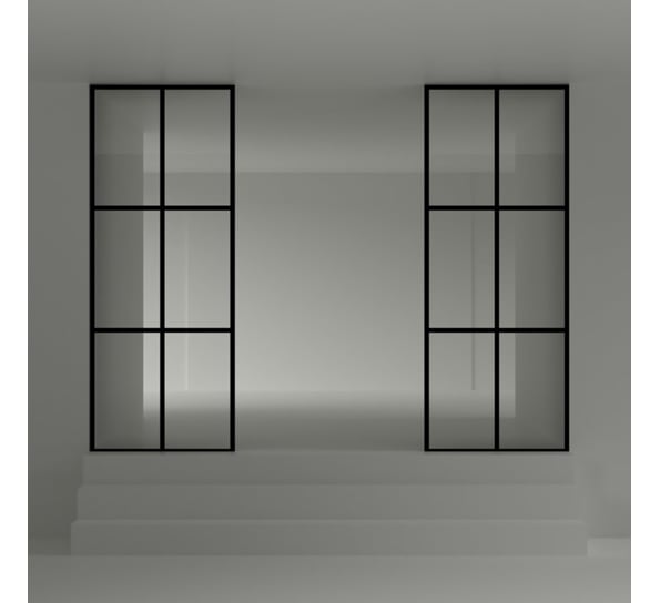 Element Wall glassvegg 90x210 cm - Nichba Design