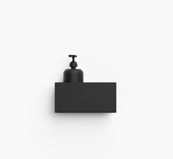 Bath Shelf 20 sort Nichba-Design