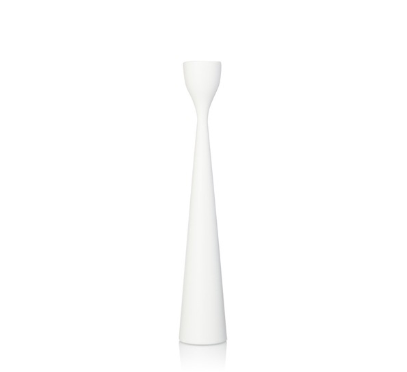 Rolf lysestake hvit 33 cm
