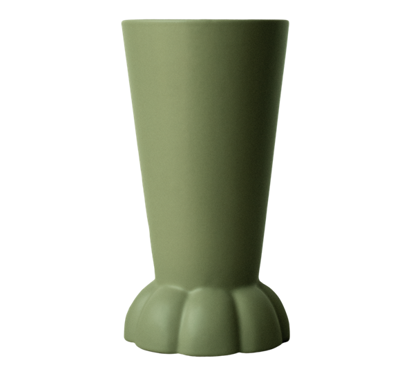 Flora vase 22 cm grønn fra DBKD