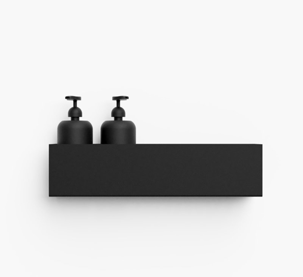 Bath Shelf 40 sort Nichba-Design