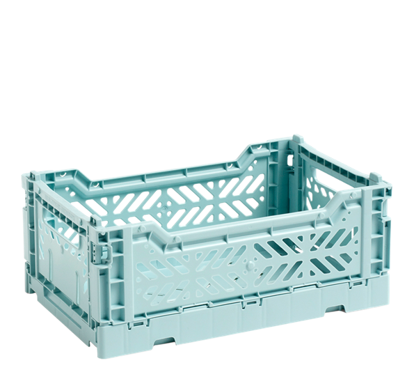 Colour Crate 17x26,5x10,5 cm arctic blue oppbevaringskasse fra HAY