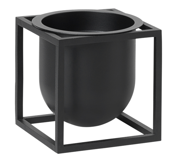 Kubus flowerpot 10 potteskjuler sort fra By Lassen