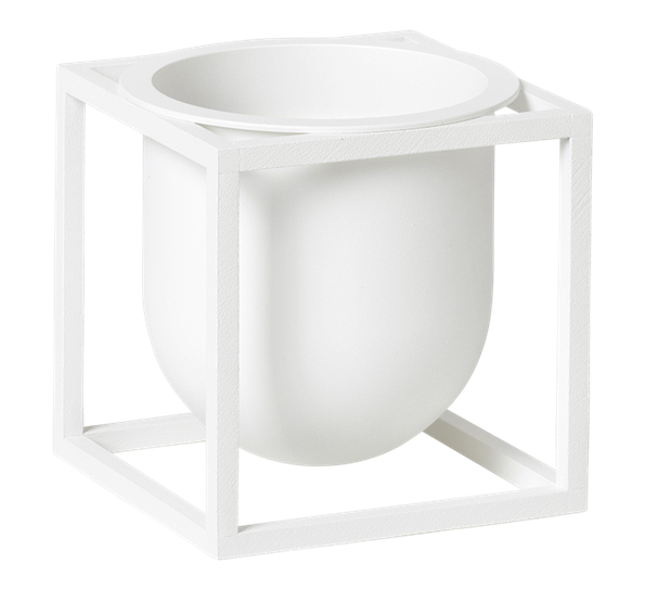 Kubus flowerpot 10 potteskjuler hvit fra By Lassen