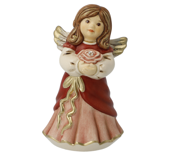 <p>Bordeaux engel Fragrant Christmas Rose med Swarovski®-krystall 8,5 cm fra Goebel</p>
