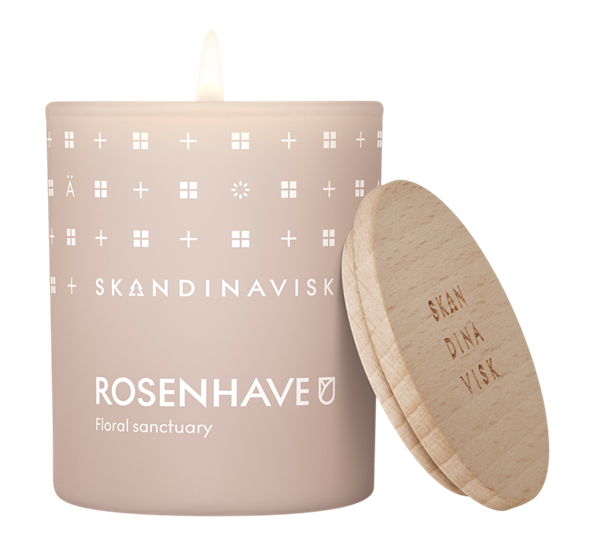 Rosenhave duftlys 65 g fra Skandinavisk