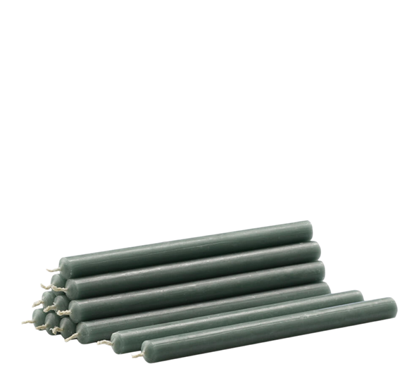 Blomsterlys lysegrønn 12-pk til Stoff lysestake fra Stoff Copenhagen