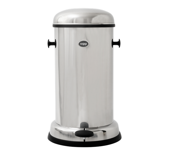 Vipp15 pedalbøtte rustfritt stål 14 L fra Vipp