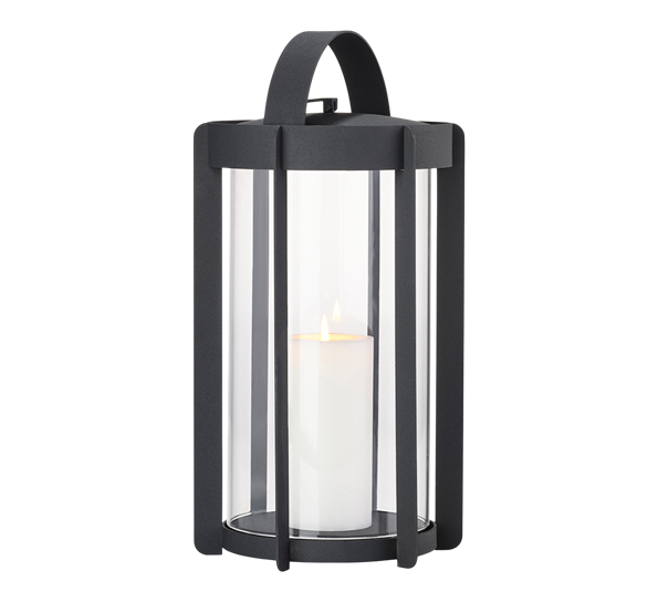 Firefly lykt 35 cm stål sort fra Zone
