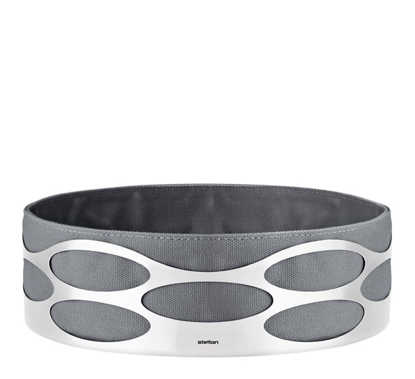 Embrace brødkurv ø23 cm grå fra Stelton