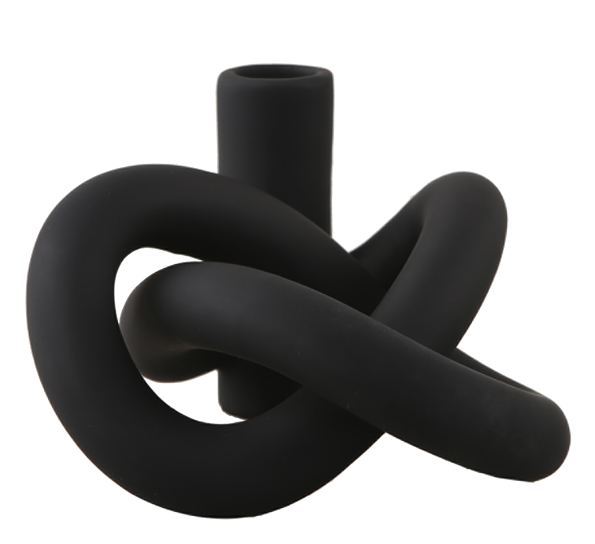 Lykke One lysestake sort fra Cooee Design