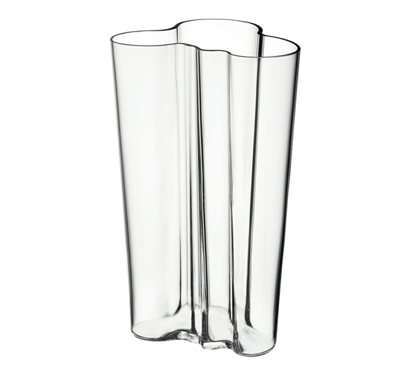 Alvar Aalto Finlandia vase Klar 201mm fra Iittala