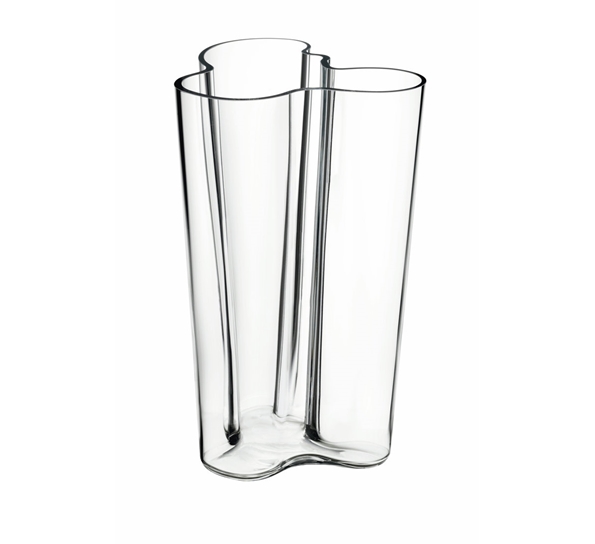 Finlandia vase 251 mm klar fra Iittala