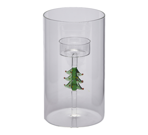 Juletre telysestake 16 cm klar grønn EDG Enzo de Gasperi