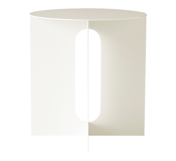 Androgyne sidebord Steel Base Ivory fra Audo Copenhagen