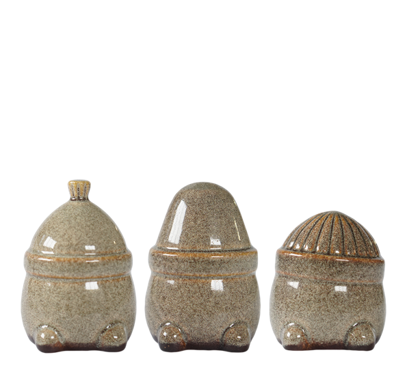 Hipster triplets multi 3-pk Ø5,5cm H7cm fra DBKD