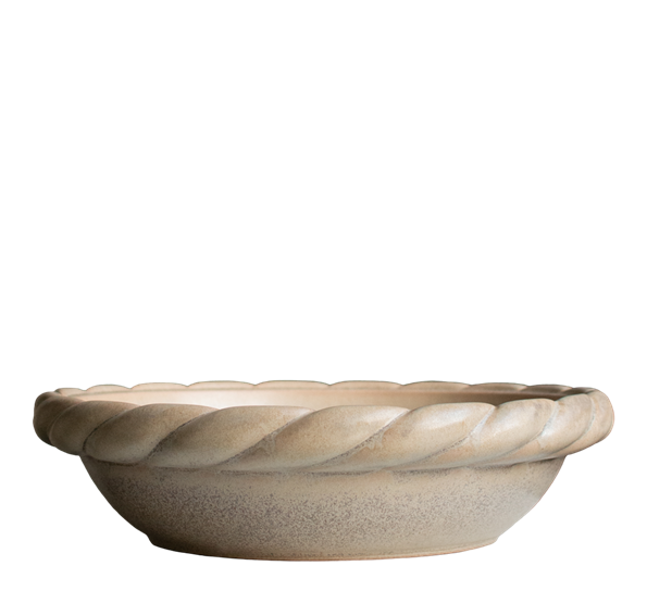 Twine fat ø40 cm h10cm beige fra DBKD