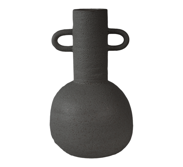 Long urne sort ø17cm h30cm fra DBKD