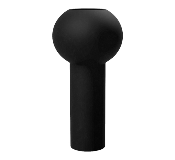 Pillar vase 24 cm sort fra Cooee Design