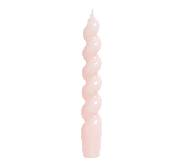 Spiral candle lys 19 cm lys rose fra HAY