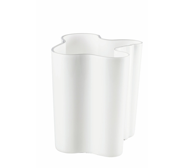 Aalto vase Hvit 200mm fra Iittala