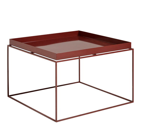 Tray Table bord 60x60cm chocolate fra HAY