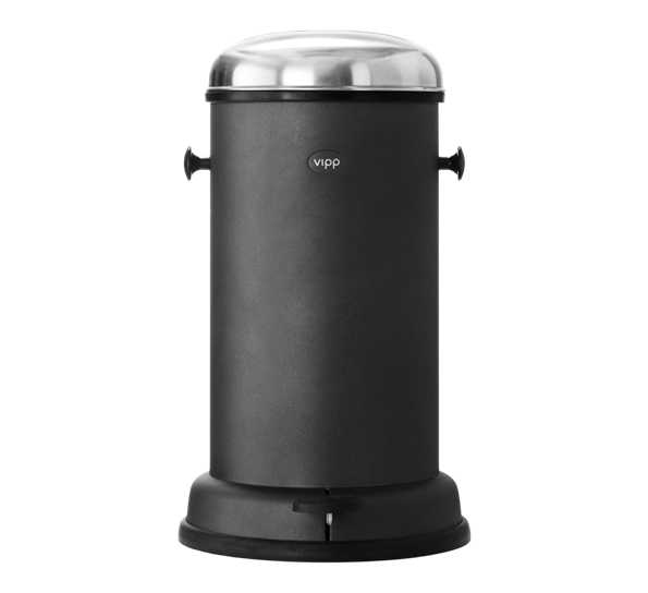 Vipp15 pedalbøtte 14 liter sort fra Vipp