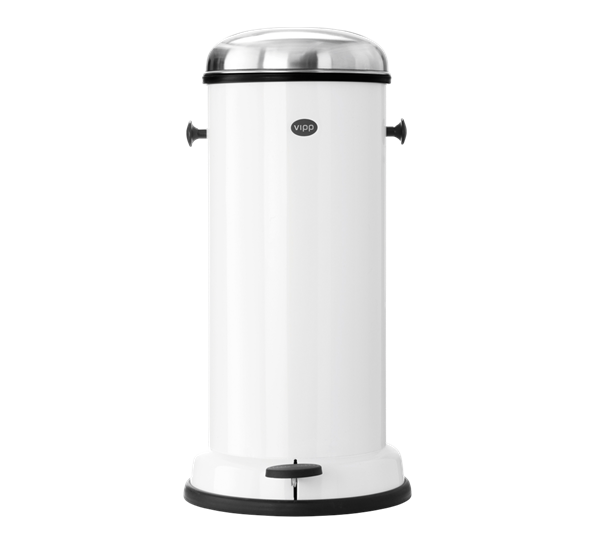 Vipp16 pedalbøtte 18 liter hvit fra Vipp