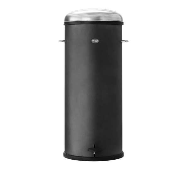 Vipp17 pedalbøtte 30 liter sort fra Vipp