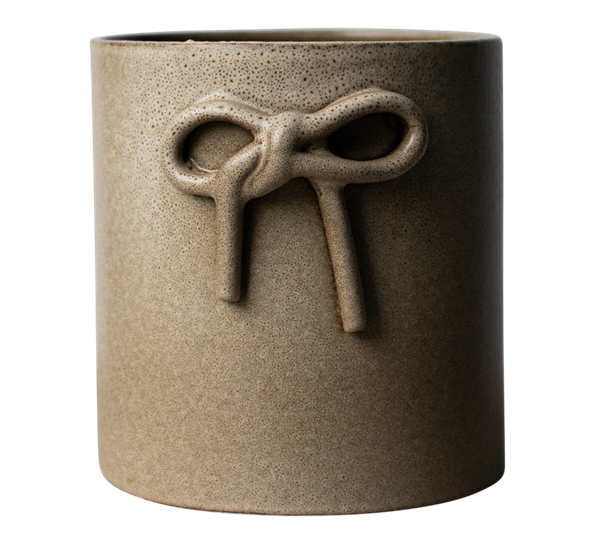 Bow potteskjuler beige Ø13 cm fra DBKD