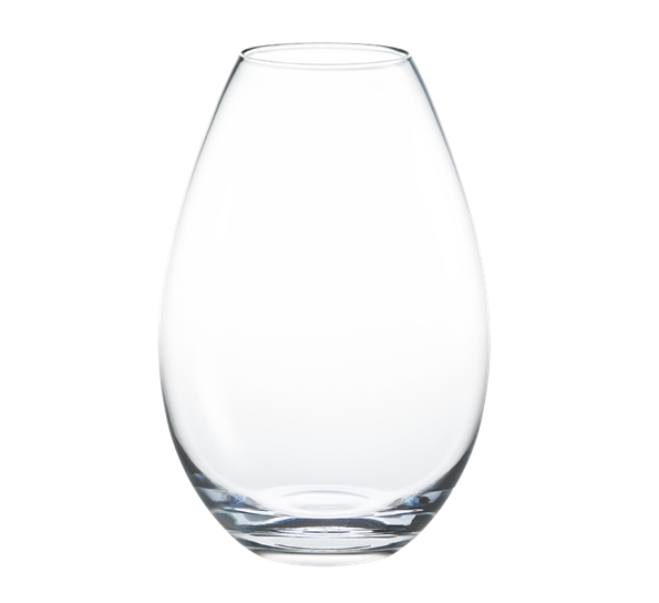 Cocoon vase 20,5 cm klar fra Holmegaard