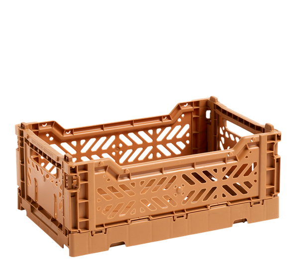 Colour Crate 17x26,5x10,5 cm tan oppbevaringskasse fra HAY