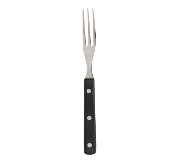 Old farmer black biffgaffel sort stål l19,7cm fra Gense