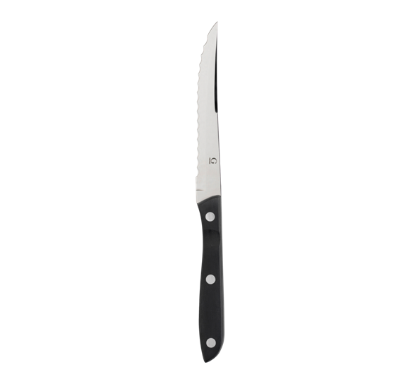 Old farmer black biffkniv sort stål 22cm fra Gense