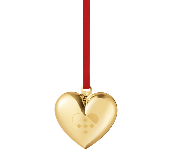 CC 2025 julehjerte gull fra 