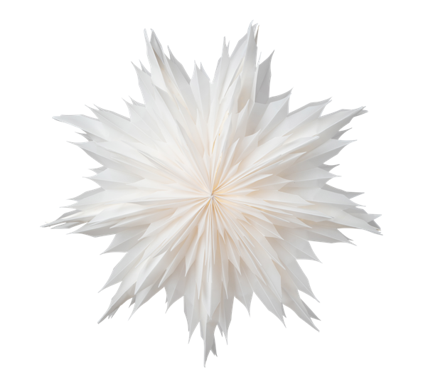 Oslo adventsstjerne 60 cm hvit fra Watt & Veke