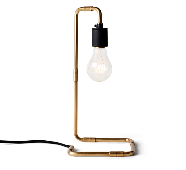 Tribeca reade bordlampe messing fra Audo Copenhagen