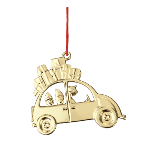 Karen Blixen julebil h6,5 forgylt fra Rosendahl