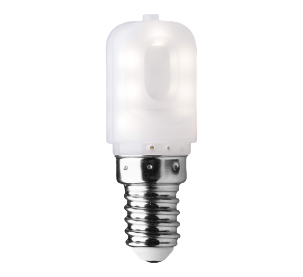 LED T22 lyspære E14 2W hvit til julestjerne fra Watt & Veke