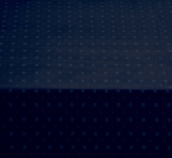 Akrylduk Squares damask pr meter indigo antiskli fra Södahl