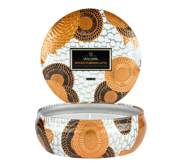 Duftlys 40t 3 veker Spiced Pumpkin Latte fra Voluspa