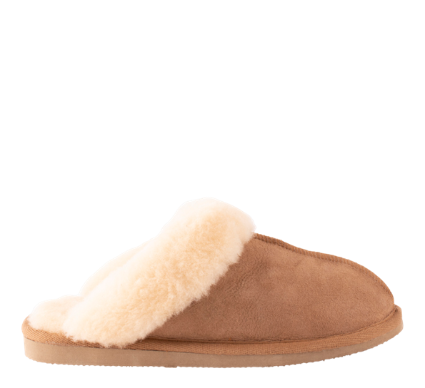 Jessica saueskinnstøfler Chestnut 41 fra Shepherd of Sweden)