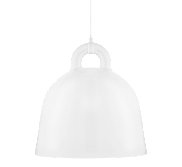 Bell lampe stor hvit fra Normann Copenhagen