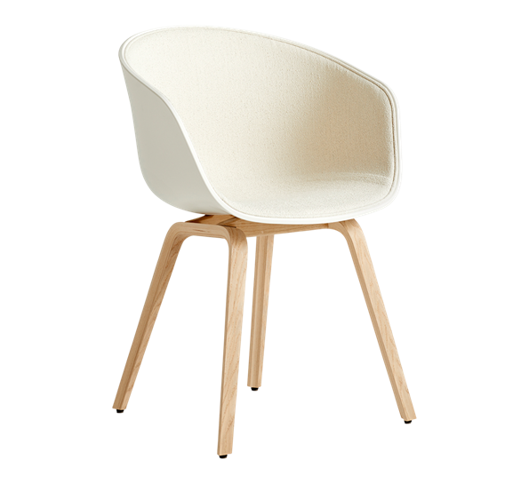 AAC22 stol lakkert eik kremhvit fra HAY