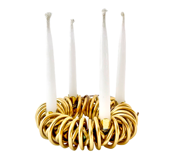 Lucia adventskrans Kjær Bak